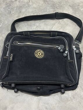 Kipling Laptop Computer Bag Black Monkey Work School Messenger